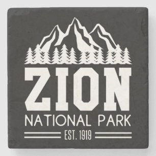 Zion National Park Utah USA Stenen Onderzetter