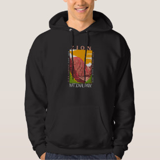 Zion National Park Utah Zion Canyon Vervuild Vin Hoodie