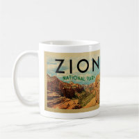 Zion National Park Vintage Travel