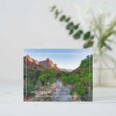 Zion National Park, Virgin River Briefkaart (Staand voorkant)