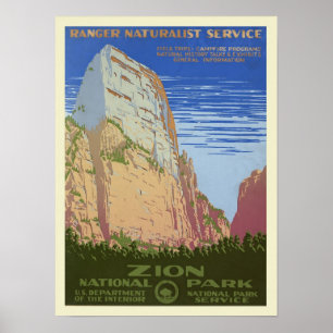  Zion Park Poster