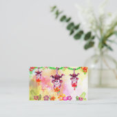 Zion The Monkey Visitekaartjes (Staand voorkant)