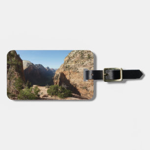 Zion uit Angels Landing Trail Zion National Park Bagagelabel