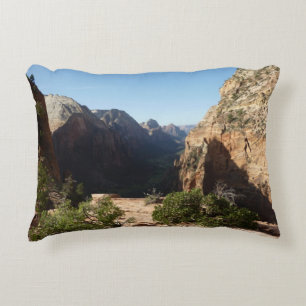 Zion vanaf Angels Landing Trail Zion National Park Accent Kussen