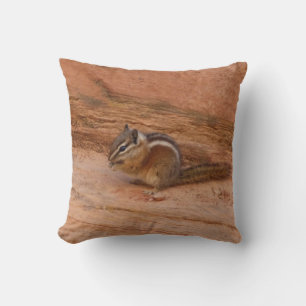 Zion Wangzandgrondeekhoorn op Rode Rotsen Kussen