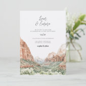 Zion Wedding Invitation (Debout devant)