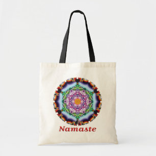 Zionesque Namaste Kaleidoscoop Tote Bag