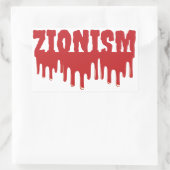 zionisme rechthoekige sticker (Tas)