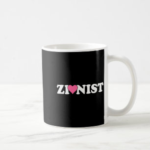 Zionistische grappige Valentijnsdag retro liefdesm Koffiemok