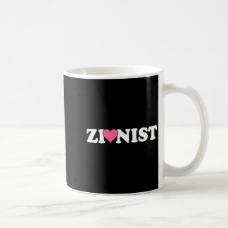 Zionistische grappige Valentijnsdag retro liefdesm Koffiemok