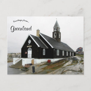 Zionkerk in Ilulissat Groenland Briefkaart