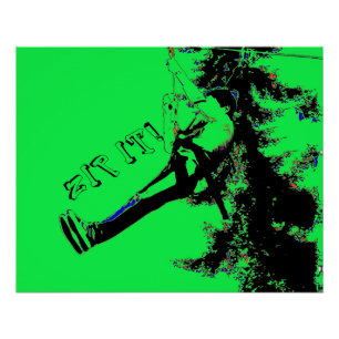 Zip het! - Zipline Rider-Poster Perfect Poster