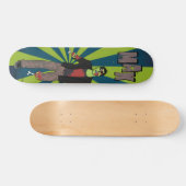 Zip the Zombie Skateboard (Horz)