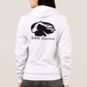 Zip Up Hoodie - Zwart B&B Logo (Achterkant)