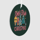 Zipcode personnalisé Petite ville rose de Noël (devant)