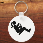 ZipflChick (Black) Sleutelhanger (Voorkant)