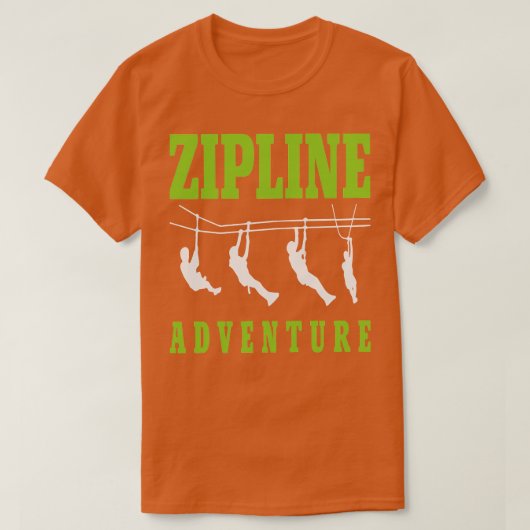 Zipline Adventure T-shirt (Design voorkant)