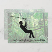 Zipline Briefkaart (Voorkant / Achterkant)