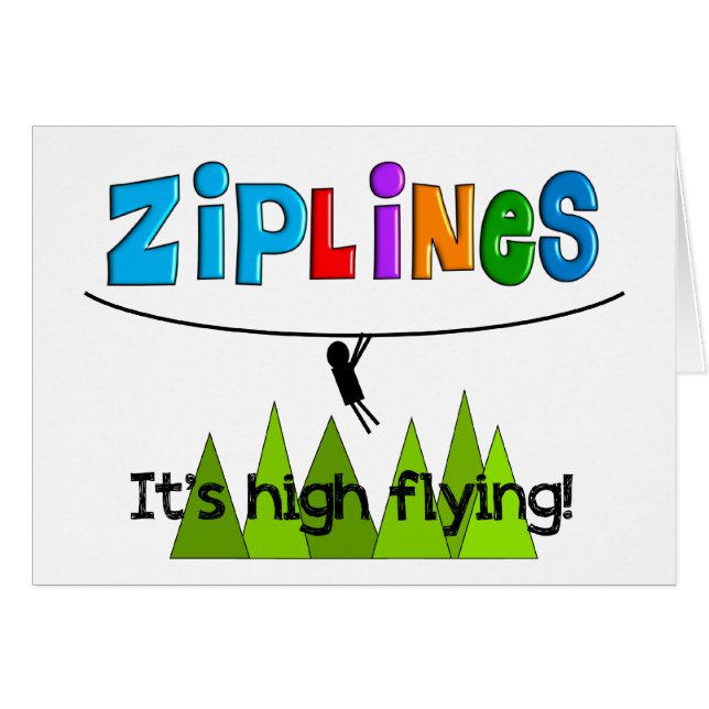 ZipLine Lovers-cadeaus (Voorkant Horizontaal)