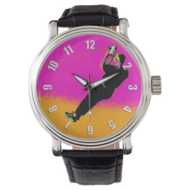 Zipliner! - Ziplining Pro Horloge (Voorkant)