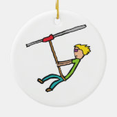 Ziplining Keramisch Ornament (Achterkant)