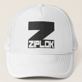 Ziplok Black Logo - Trucker Hat Pet