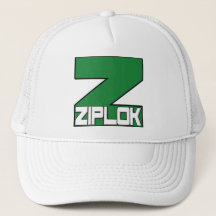 Ziplok - Green Logo - Trucker Hat