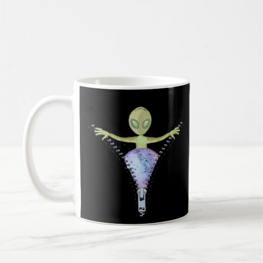 Zipper Alien mok (Links)