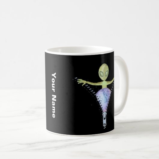Zipper Alien mug (Devant droit)