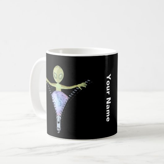 Zipper Alien mug (Devant gauche)
