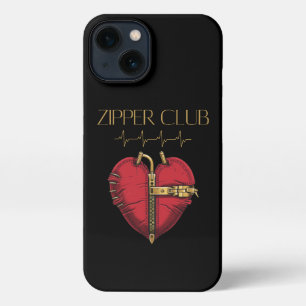 ZIPPER CLUB, harttransplantatie, open hartchirurgi iPhone 13 Hoesje