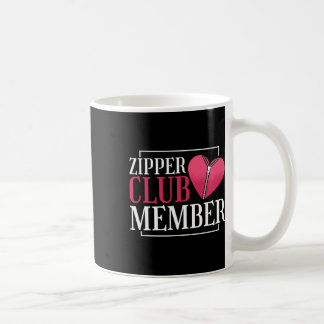 Zipper Club-lid Hart- en vaatziekten bewustzijn ro Koffiemok