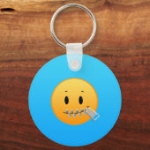 Zipper Emoji Sleutelhanger (Voorkant)
