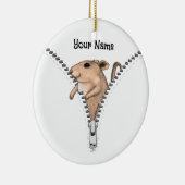 Zipper Mouse Keramisch Ornament (Rechts)