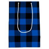 Zipper op de buffelplaat medium cadeauzakje (Achterkant)