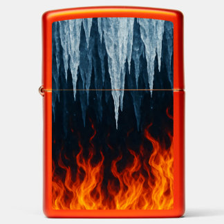 Zippo aansteker botsing van vuur en ijs
