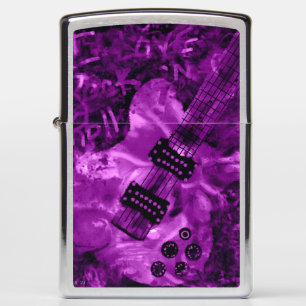 Zippo aansteker Ik hou van rock 'n roll gitaar Paa