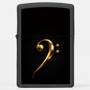 Zippo aansteker met Gouden Bassleutel