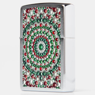 Zippo aansteker met Italiaanse kleuren Design