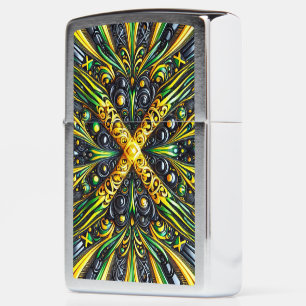 Zippo aansteker met Jamaican Colors Design