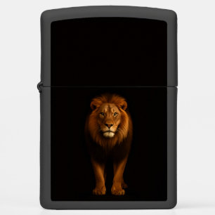 Zippo aansteker met Majestueuze Leeuw