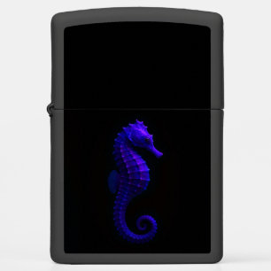 Zippo-aansteker met tropische Violet Blauwe Zeepaa