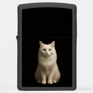 Zippo-aansteker met Turkse Angorakat