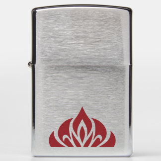 Zippo-aansteker Rode Vuur Logo