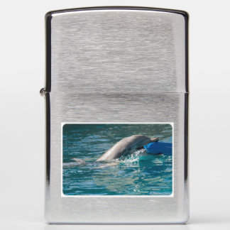 Zippo aansteker voor dolfijnliefhebbers