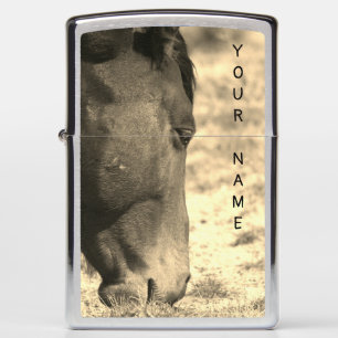 Zippo aansteker WILDE PAARDEN VAN UTAH