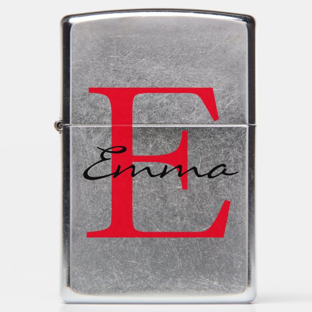 ZIPPO LIGHTER CUSTOM NAME "EMMA" (Voorkant)