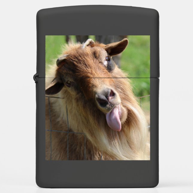 Zippo Lighter "Goat Face" (Voorkant)