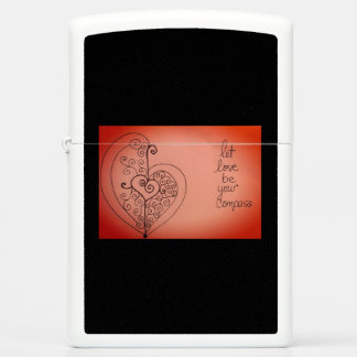 Zippo Lighter Love Compass