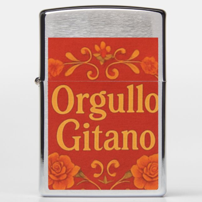 Zippo Orgullo Gitano  (Voorkant)